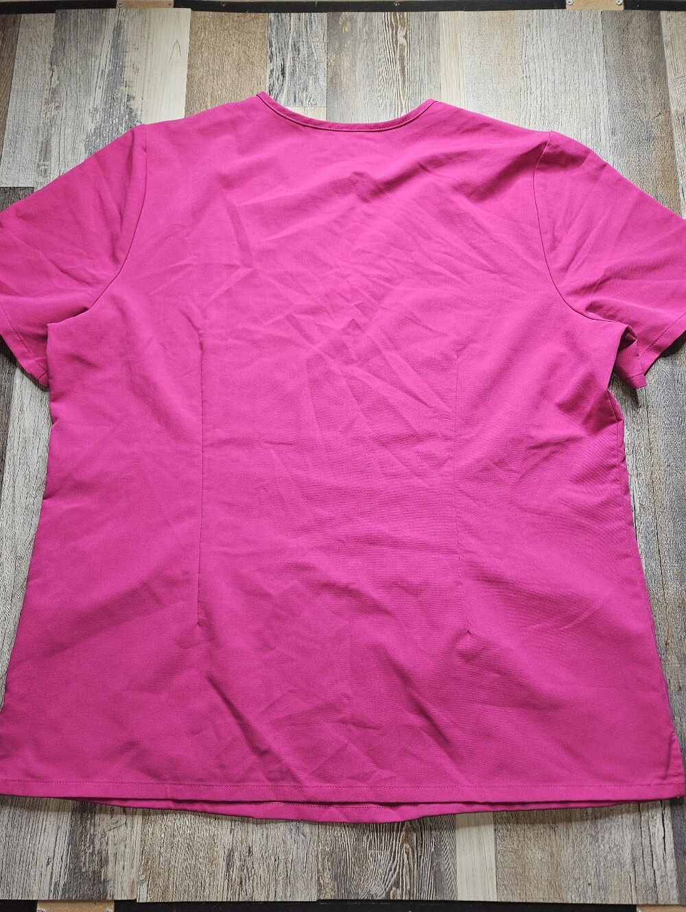 FIGS Scrubs Casma Three Pocket Top Women's XL Rapid Response Pink - Picture 5 of 6